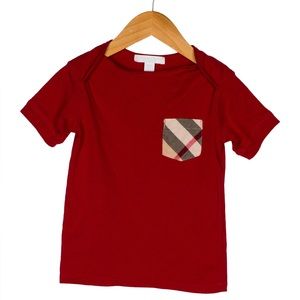 Burberry Checkered Pocket Tee